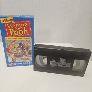 Disney Winnie the Pooh and a Day for Eeyore VHS Storybook Classics 1994‎ Tested